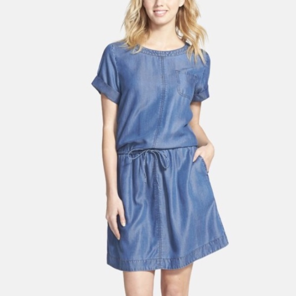 Chambray Halogen Dress XS